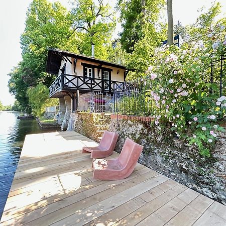 Le Chalet Bucolique Au Bord De L'Eau Оліве Екстер'єр фото